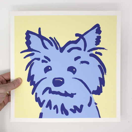 Yorkshire Terrier – 12x12 Dog Art Print
