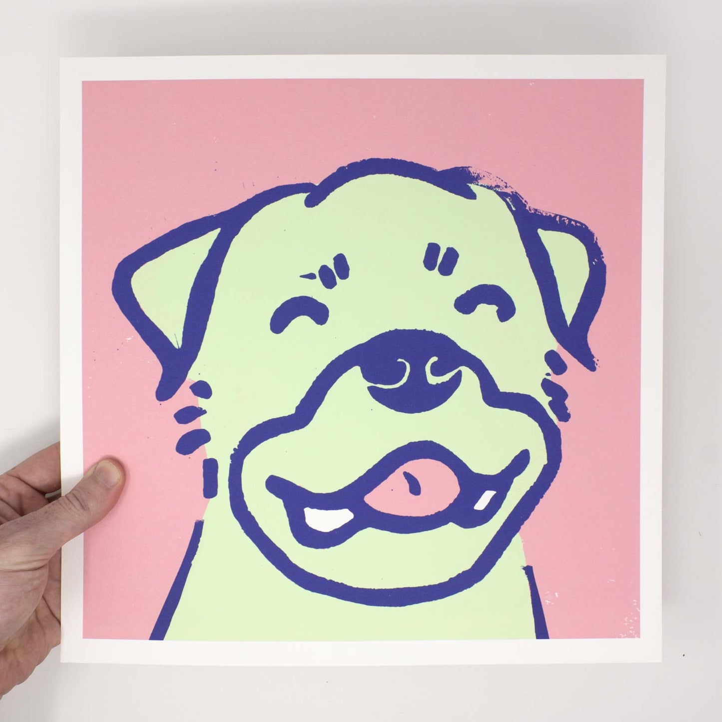 Rotweiler  – 12x12 Dog Art Print